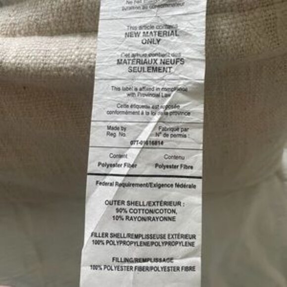 COPY - Mustard Yellow & Cream Boho Rectangular Throw Pillow - Picture 5 of 5